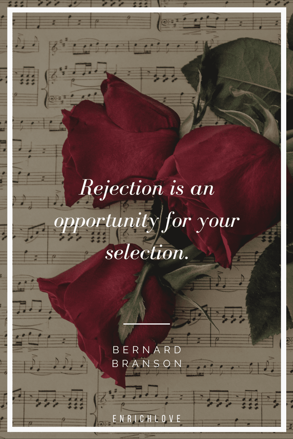 Rejection is an opportunity for your selection.